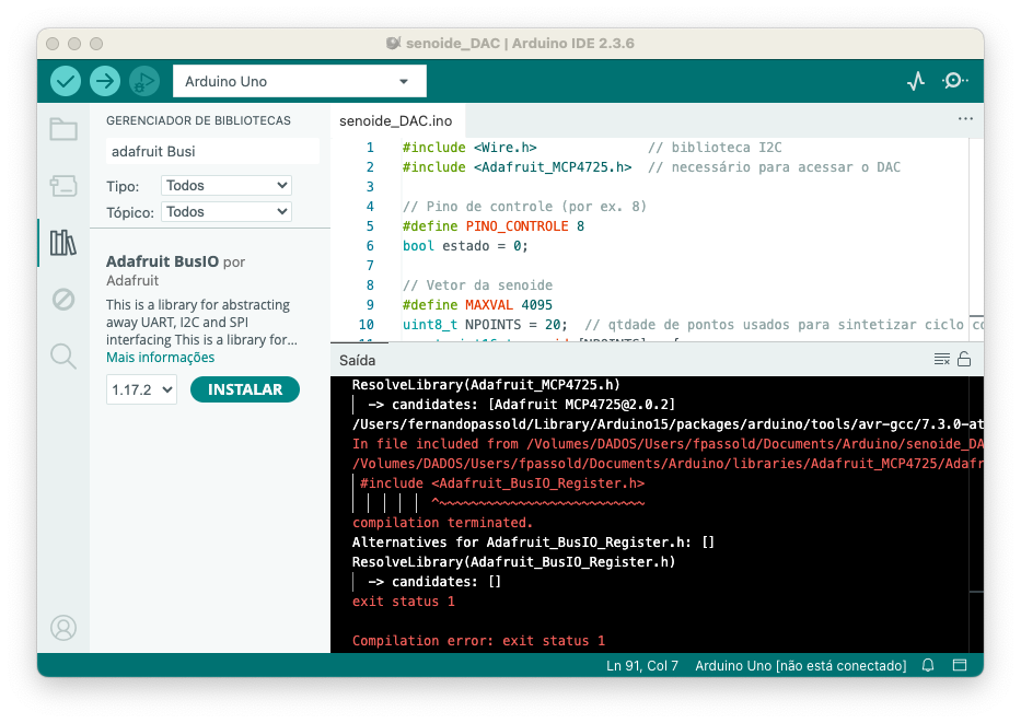 arduino_erro_Adafruit_BusIO
